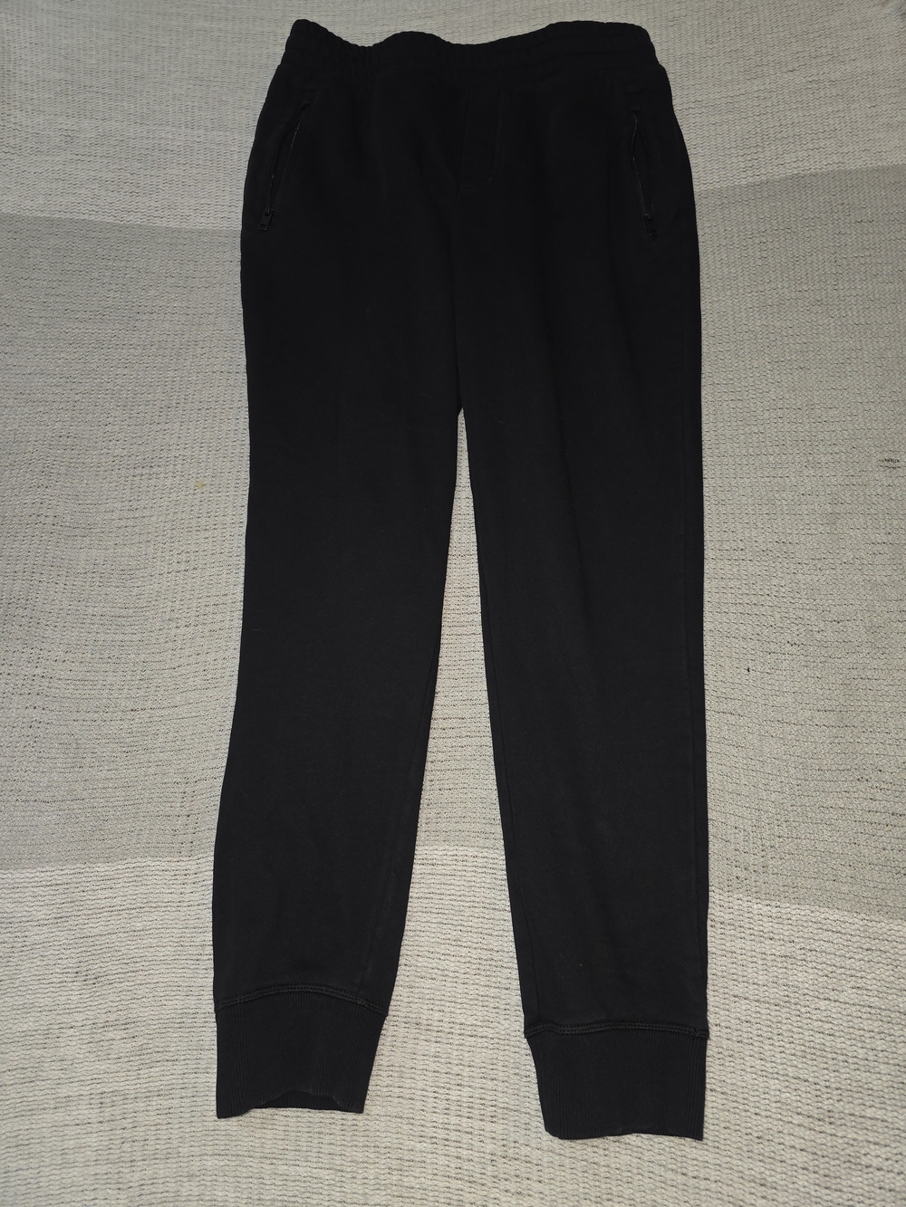 Apt. 9 Black Zip-Pocket Joggers-Medium